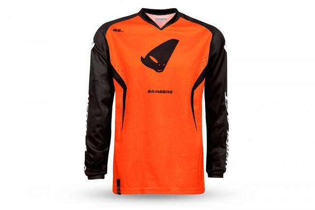 Maglia Motocross Bamberg Ufo Grigio/nero Rosso/bianco Nero/arancio